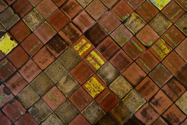 Old medieval floor tiles pattern texture