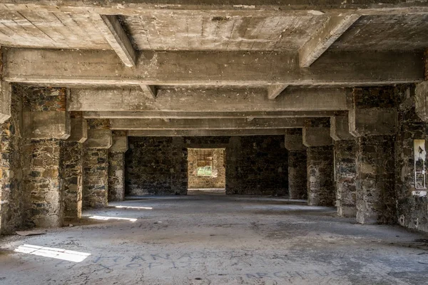 Interior Del Hotel Berengaria Abandonado Región Montañosa Trodos Chipre — Foto de Stock