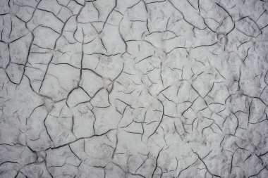 Tuz Gölü doku yıpranmış ve kuru yüzey