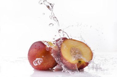 su sıçraması ile nektarinler