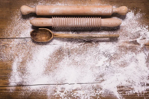 Utensilios viejos para cocinar en casa —  Fotos de Stock