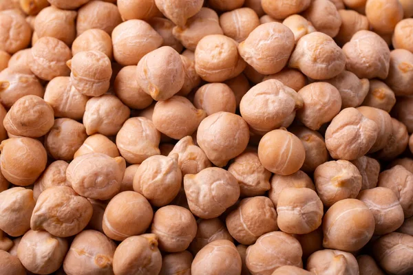 Very Close Background Raw Dried Chickpeas Royalty Free Stock Photos