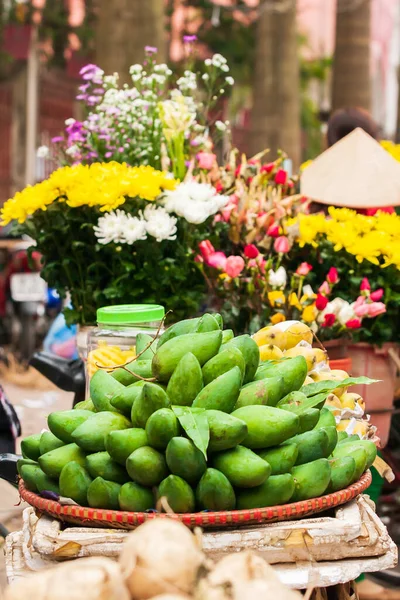 Piękne Kolory Codziennego Rynku Lao Kai Miasta Pobliżu Wietnamu Chin — Zdjęcie stockowe