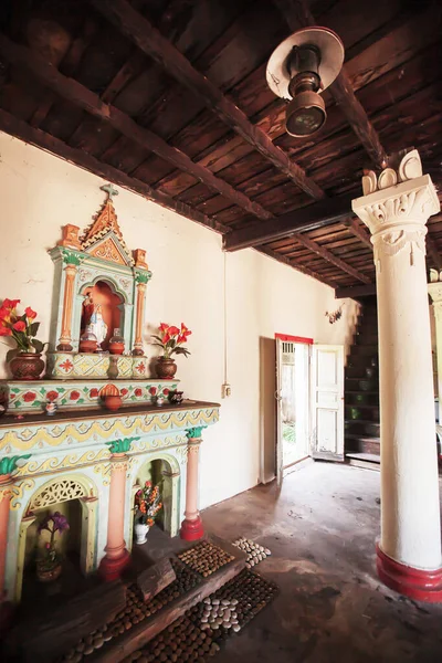 Estátua Maria Antiga Igreja Comunidade Católica Ban Tharae Sakon Nakhon — Fotografia de Stock