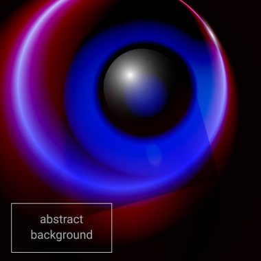 Soyut siyah ve kırmızı ışık ile degrade arka plan bulanık. Vektör çizim, grafik tasarım, başlık sayfası veya poster için