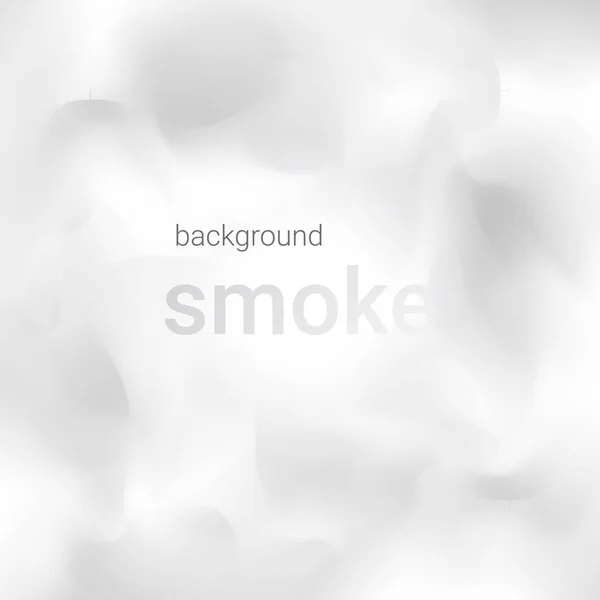Weißer Vektor Trübung Nebel Oder Smog Hintergrund Vektorillustration — Stockvektor