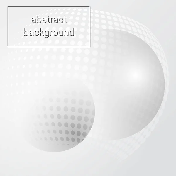 Illustration Vectorielle Abstraite Conception Fond Blanc Gris — Image vectorielle