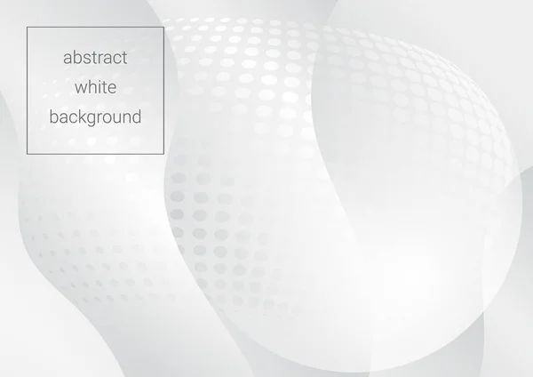 Witte Lichtgrijze Abstracte Achtergrond Met Behulp Van Halftone Verloop Transparante — Stockvector