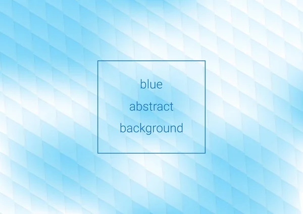 Blauer Abstrakter Hintergrund Muster Bestehend Aus Rauten Schöner Einband Für — Stockvektor