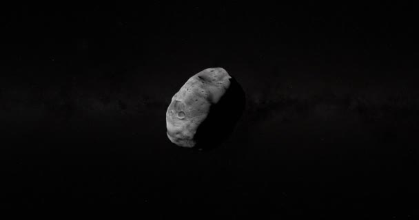 Marciano Satélite Phobos Marte Orbitando Espacio Exterior — Vídeo de stock