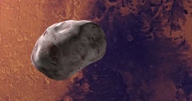 Uydu Phobos, Mars Mars gezegenin etrafında yörüngede ben