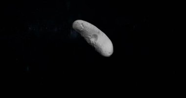 Asteroid Eros uzayda yörüngede