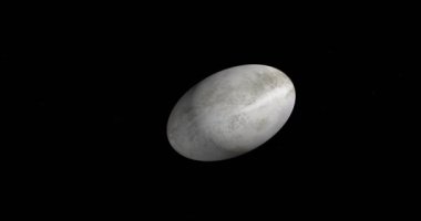 Haumea, cüce gezegen, döner. Döngü