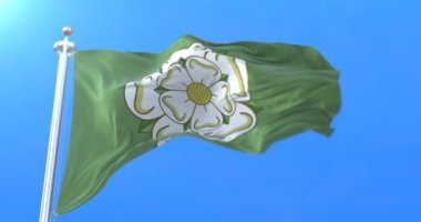 Bayrak, İngilizce county, North Yorkshire Kuzey Doğu İngiltere'de. Döngü