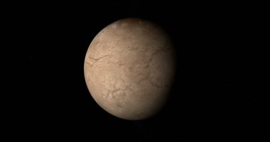 Charon, cüce gezegen Plüton, dönen doğal uydusu. Döngü