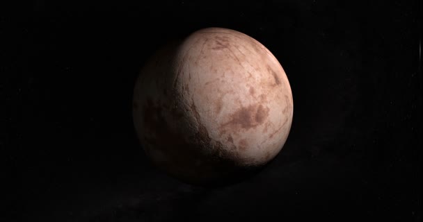 Minor Planet Sedna Draaien Loop — Stockvideo