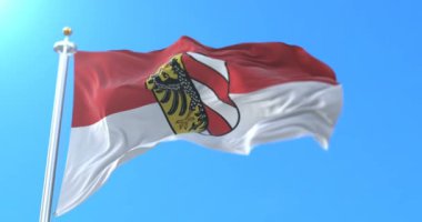 Devlet Bavyera, Almanya Nürnberg şehir bayrağı. Döngü
