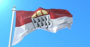 Devlet Kuzey Ren Vestfalya, Almanya'nın Köln kenti bayrağı. Döngü