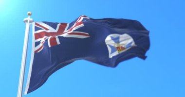 Queensland, Australia devlet bayrağı. Döngü
