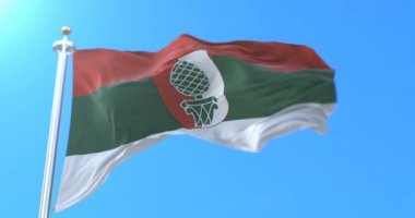 Augsburg Şehir Devlet Bavyera, Almanya bayrağı. Döngü