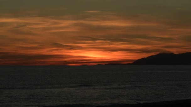 Crepúsculo Mar — Vídeos de Stock