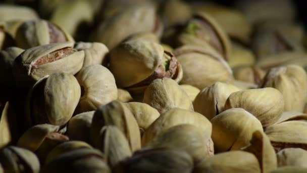 Pistachos Frutos Secos Giros — Vídeos de Stock