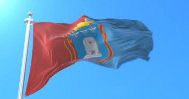 Rusya, Tambov Oblastı 'nın Rus federal şahsı bayrağı. Döngü