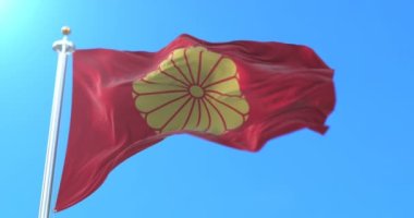 Japon İmparatoru 'nun standart bayrağı. Döngü