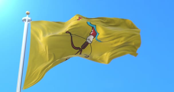 ธงของเม องและศ หารของค โรฟ สเซ — วีดีโอสต็อก