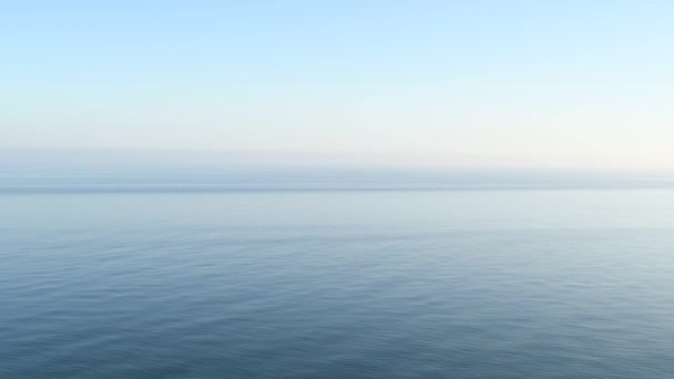 Azul Mar Calmo Pôr Sol — Vídeo de Stock