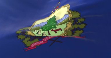 Vermont bayrağı, Birleşik Devletler. Döngü