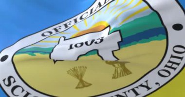 Scioto bayrağı, Ohio eyaleti, Amerika Birleşik Devletleri - döngü