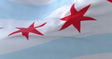 Chicago bayrağı, Amerika Birleşik Devletleri şehri - döngü
