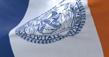 New York bayrağı, Amerika Birleşik Devletleri şehri - döngü