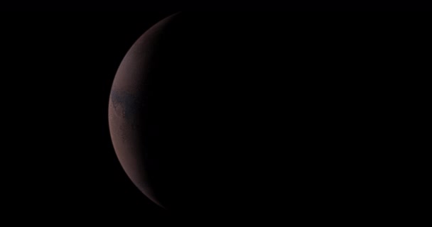 Päivä Kierto Mars Planeetalla — kuvapankkivideo
