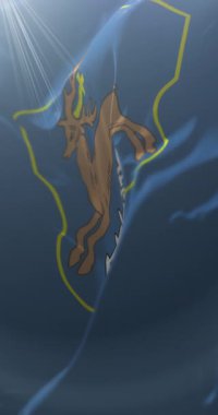 Grodno şehri, Beyaz Rusya bayrağı. Döngü. 4K Dikey