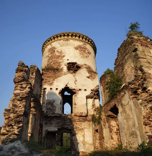 Chervonohorod 城堡遗址 乌克兰 Ternopil Nyrkiv 景观景观 — 图库照片