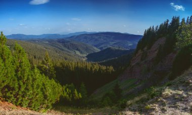 Kanyon Karpat Dağları'nda bir 