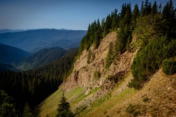 Kanyon Karpat Dağları'nda bir 