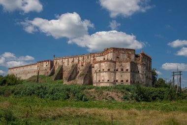 Medzhybizh kale manzaralı görünüm. Yer yer: Medzhybizh, Ukrayna