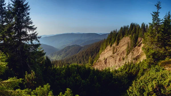 Kanyon Karpat Dağları'nda bir 