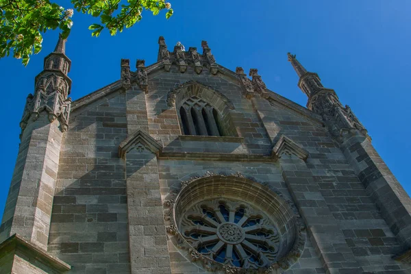 Mooie Kerk Het Dorp Van Pidlisniy Mukarov Oekraïne — Stockfoto