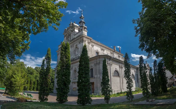 Vackra Katolska Kyrkan Byn Hvardiiske Ukraina — Stockfoto