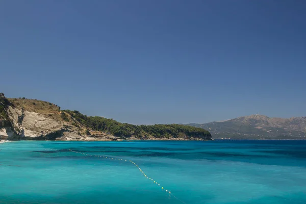 Beautiful Beach Holiday Albania Ionian Sea — Stock Photo, Image