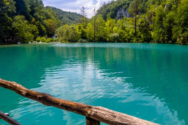 Прекрасний Краєвид Національному Парку Плівіце Лейкс Хорватія — стокове фото