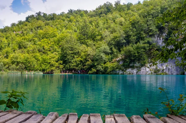 Bela Vista Parque Nacional Dos Lagos Plitvice Croácia — Fotografia de Stock