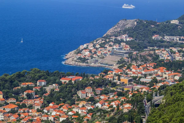 Hırvatistan 'ın eski Dubrovnik kentine genel bakış