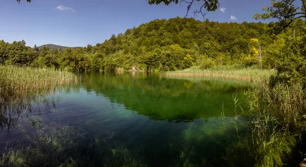 Plitvice Lakes Ulusal Parkı Nın Güzel Manzarası Hırvatistan — Stok fotoğraf