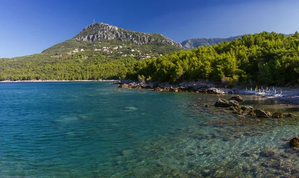 Beautiful Beach Adriatic Sea Montenegro — Stock Photo, Image