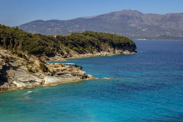 アルバニアでの休日のための美しいビーチ イオニア海 — ストック写真